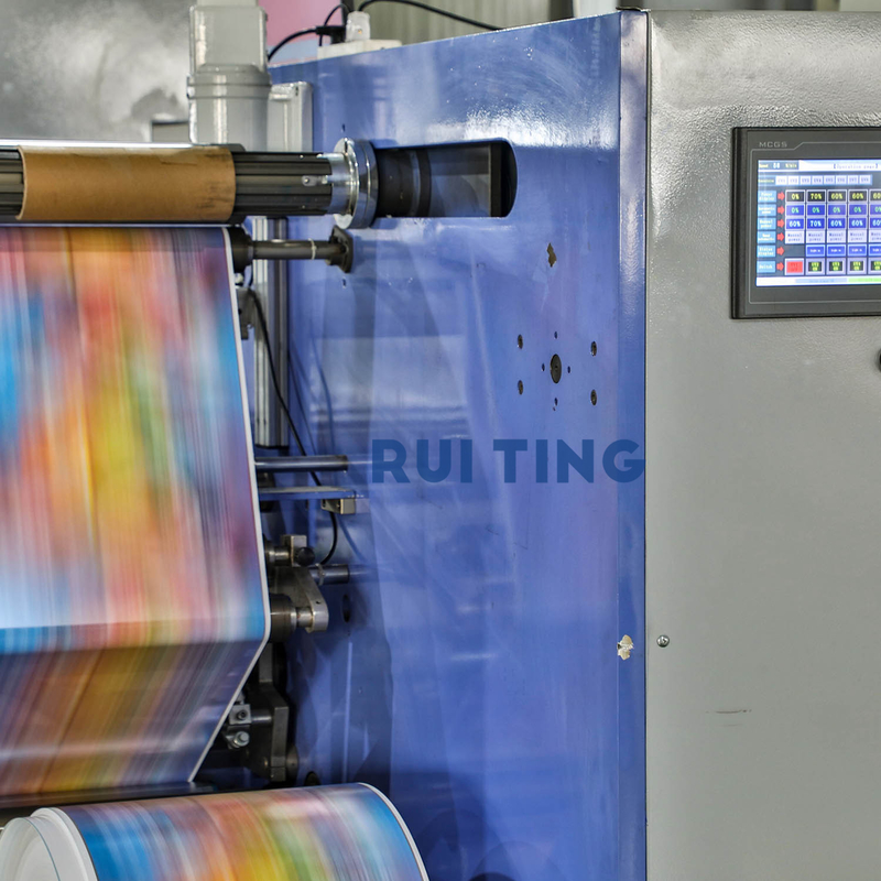 Máquina de Impressão de Rótulos Flexo Alta Durabilidade 150m/min Velocidade de Impressão para eficiência